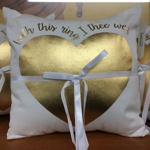 Wedding Ring Bearer Pillow